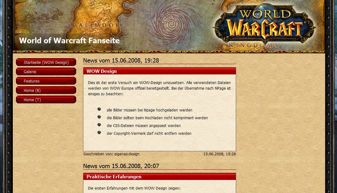 Vorschau Website Template andreas09 Vorschau Website Template andreas09